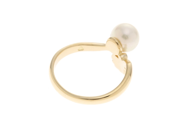 JEWELRY ジュエリー リング K18 ゴールド 7号 パール約6.2mm 約2.9g 2120500252902【208】