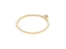 CELINE　セリーヌ　 　リング　K10　イエローゴールド　7号 　ダイヤモンド   　約1.3g  　2120500252919　【208】