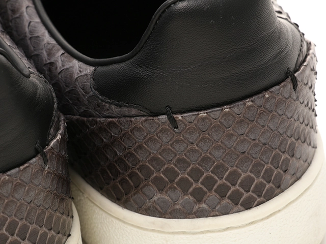 LOUIS VUITTON　ルイヴィトン　フロントローラインスニーカー　メンズ7　グレー　パイソン　 2120500253817　【432】