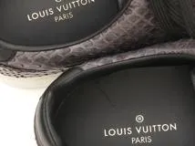 LOUIS VUITTON　ルイヴィトン　フロントローラインスニーカー　メンズ7　グレー　パイソン　 2120500253817　【432】