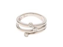 TASAKI 　タサキ　 リング 　 PT900プラチナ・ダイヤモンド0.16ct 　＃12号　重さ約8.5g 【472】HA