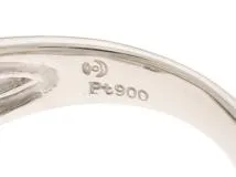 TASAKI 　タサキ　 リング 　 PT900プラチナ・ダイヤモンド0.16ct 　＃12号　重さ約8.5g 【472】HA