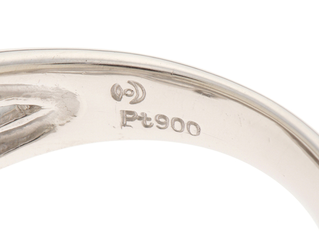 TASAKI タサキ リング PT900プラチナ・ダイヤモンド0.16ct ＃12号 重さ  