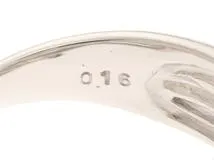 TASAKI 　タサキ　 リング 　 PT900プラチナ・ダイヤモンド0.16ct 　＃12号　重さ約8.5g 【472】HA