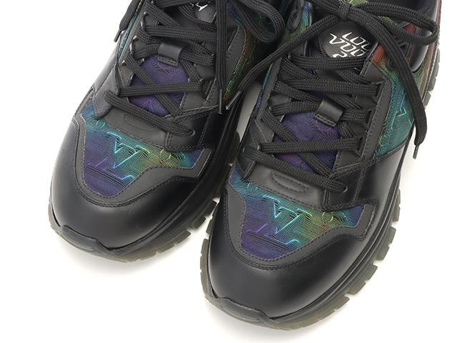 RIO⭐︎Louis Vuitton ブラック スニーカー LOUIS VUITTON Tenis Match-Up Sneakers 'Black Monogram' 1A2R4Q