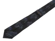 美品 ルイヴィトン Louis Vuitton ネクタイ シルク ブラック ルイヴィトンネクタイ 黒 メンズ シルク100％ ネクタイ LOUIS