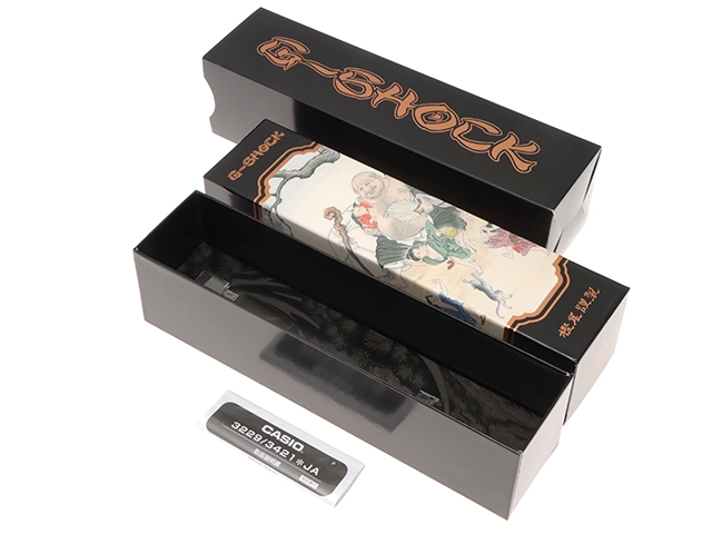 CASIO　カシオ　G-SHOCK　DW-5600SLG-7JR　七福神 第3弾　布袋尊モデル　樹脂/SS　男性用クオーツ時計【473】