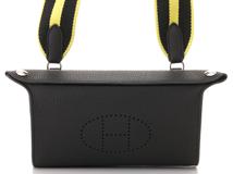 HERMES 　エルメス　　ヴィドポッシュ　ブラック/イエロー/ＳＶ金具　 W刻印　2024年頃製造　【472】KS