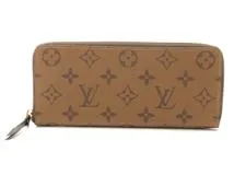 LOUIS VUITTON ルイ･ヴィトン ポルトフォイユ・クレマンス ラウンドファスナー長財布 M82336 モノグラム・リバース 【460】2120500261294