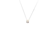 JEWELRY ノンブランドジュエリー ネックレス K18WG ダイヤモンド 1P 0.10ct 【460】 2120500261423