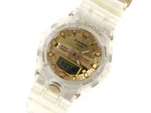 CASIO　カシオ　G-SHOCK　35周年記念モデル　GA835E7AJR　ゴールド文字盤　ステンレススチール　クォーツ　メンズ腕時計　2120500261553  【205】