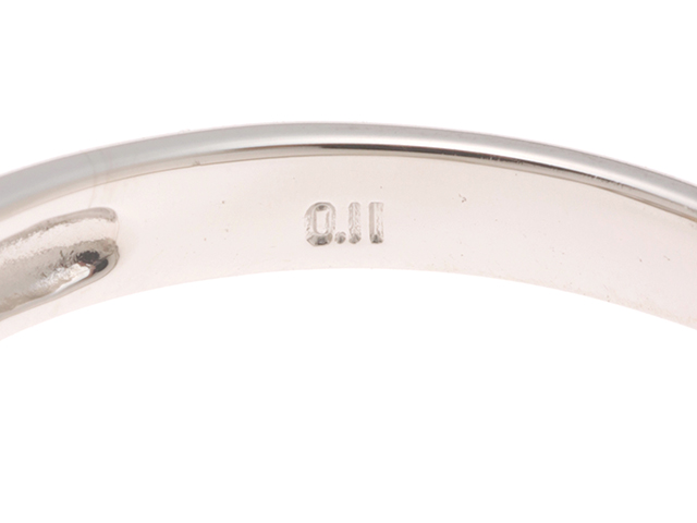 JEWELRY ジュエリー リング PT900プラチナ #15 パール/ダイヤモンド