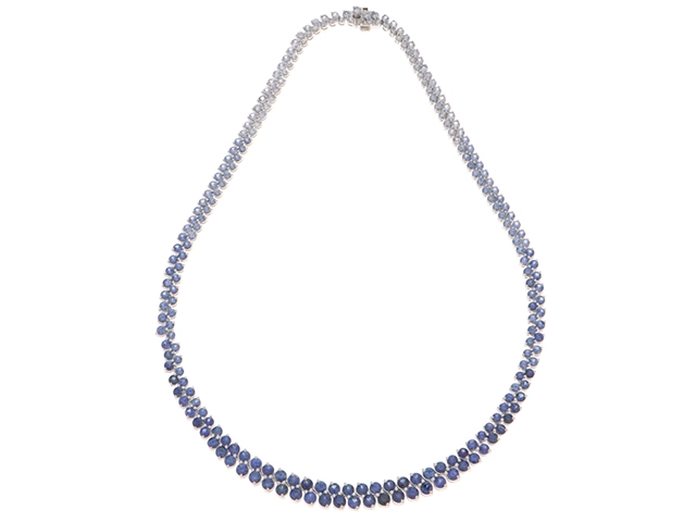 JEWELRY ジュエリー ネックレス K18ホワイトゴールド サファイア
