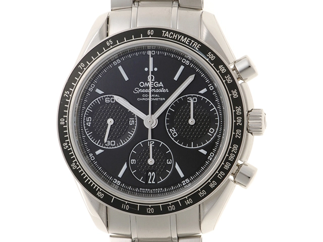 OMEGA 自動巻き時計 ステンレススチール 黒 オメガ スピードマスター