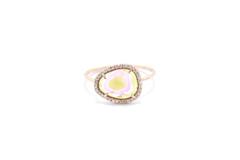 JEWELRY ノンブランドジュエリー リング 指輪 14K 585 ウォーターメロントルマリン ダイヤモンド 12号 【460】2120500264202