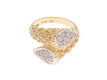 JEWELRY ノンブランドジュエリー リング 12号 K18ゴールド/プラチナ900/ダイヤモンド0.52ct/重さ約10.3g【472】YY