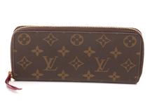 LOUIS VUITTON　ルイヴィトン　ポルトフォイユ・クレマン素 モノグラム フューシャ　M60742【430】2120500265933