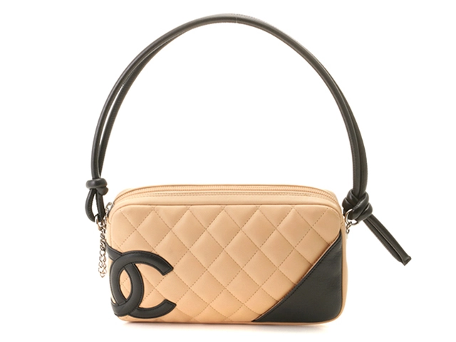 シャネル　カンボンライン　アクセサリーポーチ CHANEL シャネル カンボンラインアクセサリーポーチ カーフ