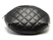 【最安値!】シャネル ウエストバッグ マトラッセ ブラック エナメル CHANEL シャネル ユニフォーム マトラッセウエストバッグ ブラック