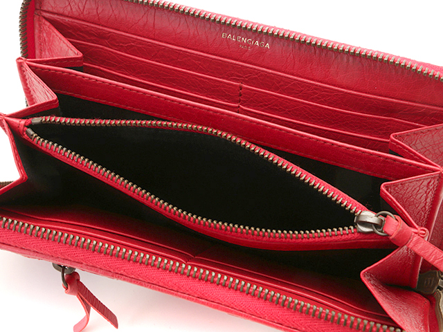 希少☆BALENCIAGA クラシックコンチネンタル　レザーウォレット BALENCIAGA バレンシアガ クラシック コンチネンタルウォレット