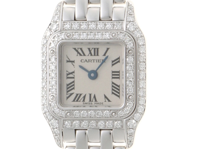 Cartier クォーツ腕時計 アイボリー文字　カルティエ カルティエ マストタンク・手巻き メンズサイズ 上品なアイボリー