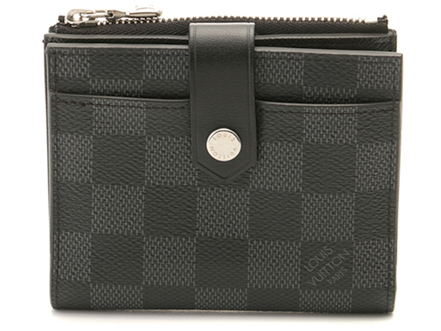 美品ルイヴィトン ミュルティ・ポルトカルト N60451 ダミエ　コンパクト財布 LOUIS VUITTON ルイ・ヴィトン ミュルティ・ポルトカルト ダミエ・グラ