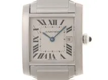 Cartier 磨き済 タンクフランセーズ MM SS ボーイズ 時計 Cartier カルティエ タンク フランセーズ MM クオーツ