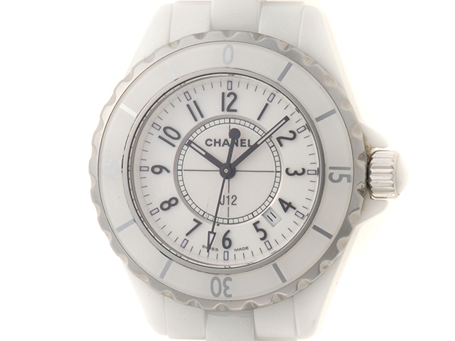 CHANEL クリスタル装飾 ホワイト文字盤 腕時計 CHANEL クリスタル装飾 ホワイト文字盤 腕時計