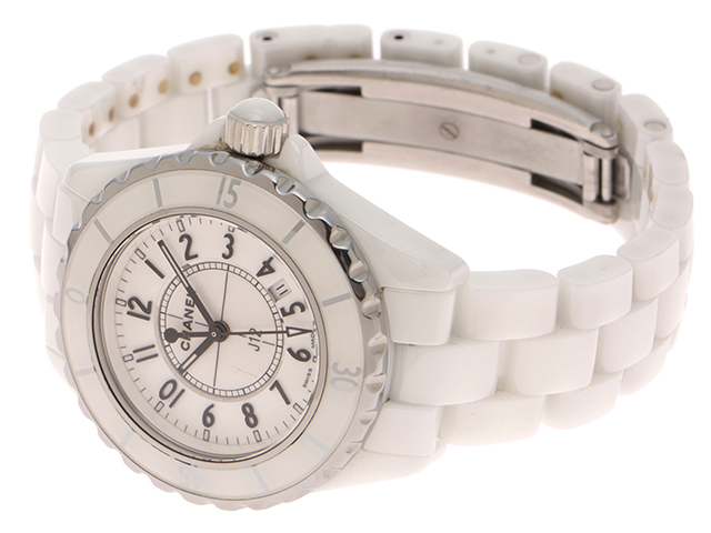 シャネル J12 ホワイトセラミック 白文字盤 H0968 Y04310 楽天市場