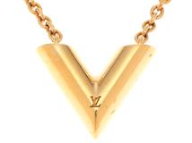 LOUIS VUITTON　ルイヴィトン　エセンシャルＶ　ネックレス　ＧＰ　ゴールドメッキ　M61083【431】2120500281445