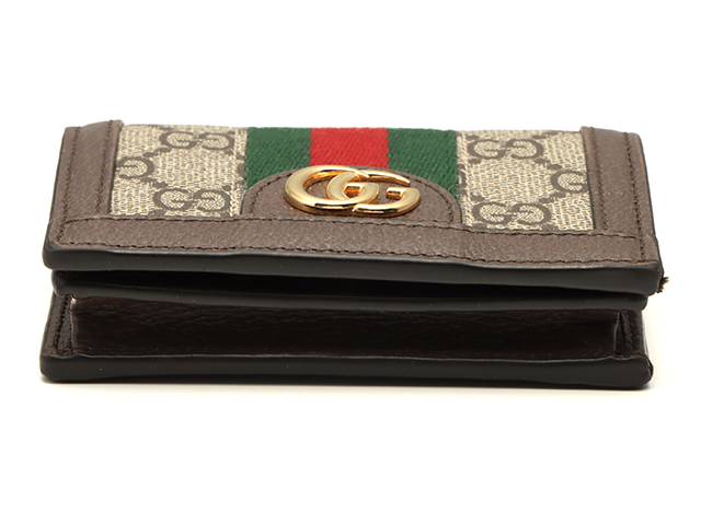 GUCCI グッチ オフィディア GGカードケースウォレット ベージュ