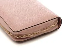 GUCCI　グッチ　インターロッキングG ジップアラウンドウォレット　ピンク　レザー　464884【431】2120500283937