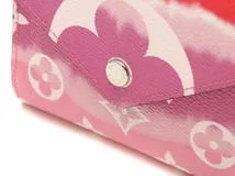 Louis Vuitton　ルイヴィトン　ポルトフォイユ・ヴィクトリーヌ　モノグラム　ルージュ　M68842　　【472】YN