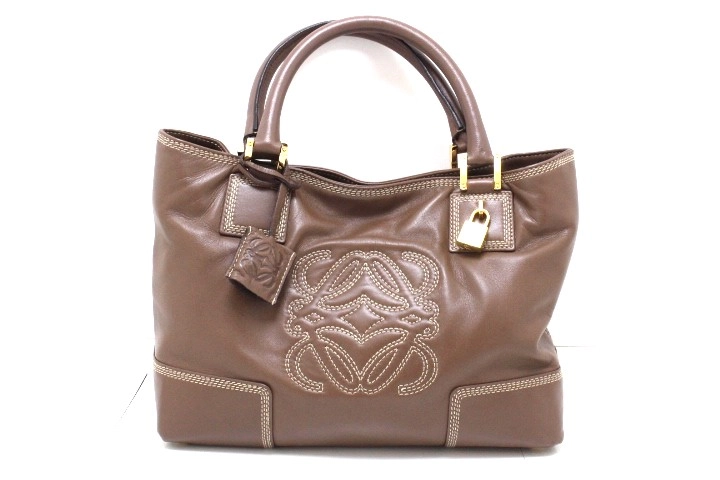 LOEWE ロエベ フスタアナグラムトートバッグ 311.54.028 ブラウン