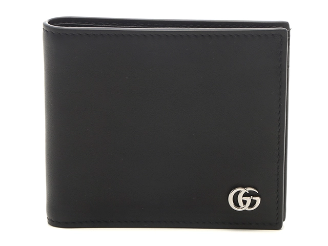 GUCCI グッチ ダブルG コインウォレット 2つ折り財布 835048 ブラック