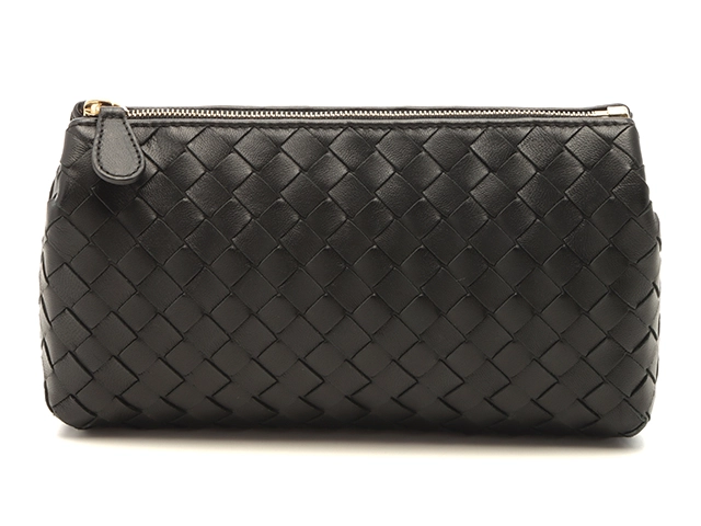 BOTTEGA VENETA ボッテガヴェネタ イントレチャート ポーチ ブラック