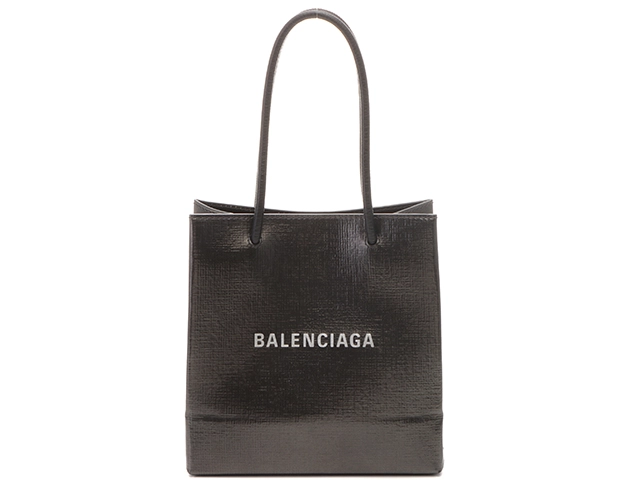 BALENCIAGA バレンシアガ ショッピングトートXXS ブラック カーフ 