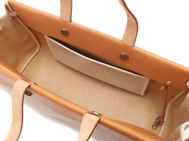 HERMES エルメス エールバッグカバスGM ナチュラル/ベージュ