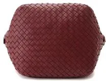 美品✨　ボッテガヴェネタ ショルダーバッグ イントレ レザー ボルドー I6 ボッテガヴェネタ イントレチャート ショルダーバッグ ボルドー