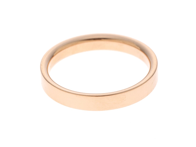 TIFFANY&CO　ティファニー　フラットバンドリング　K18ピンクゴールド　3.6g　＃12　2120700006534　【205】