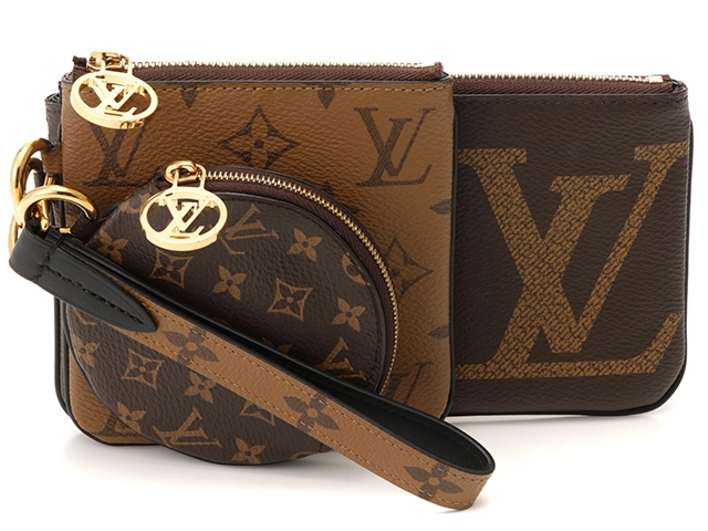 LOUIS VUITTON ルイヴィトン ポシェット・トリオ モノグラム・ジャイアントリバース M68756 2120700006596【432】  の購入なら「質」の大黒屋（公式）