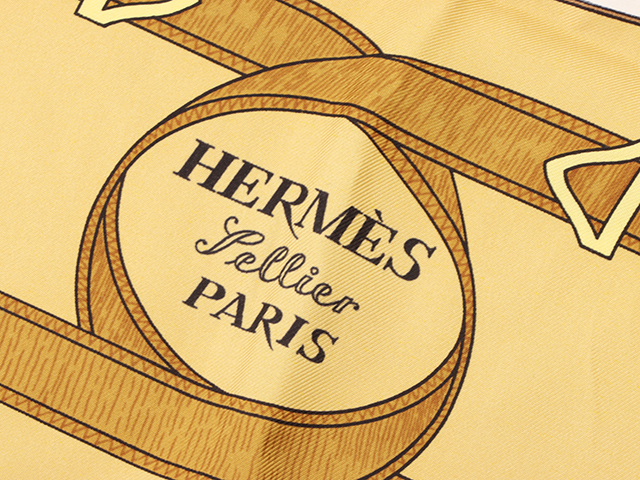 HERMES エルメス カレ90 Eperson d,or イエロー ブラック HERMES エルメス カレ90 Eperson d,or イエロー ブラック