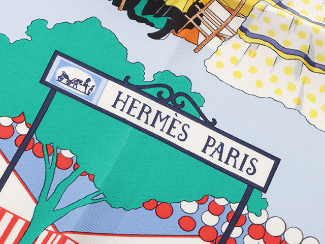 HERMES エルメス feria de sevilla カレ90 HERMES エルメス スカーフ カレ90 Feria de Sevilla セビリアの