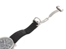 Cartier カルティエ 腕時計 2010年正規品 カリブル ドゥ カルティエ W7100014 スティール/アリゲーターベルト ブラック文字盤 自動巻き【471】