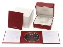 Cartier カルティエ 腕時計 2010年正規品 カリブル ドゥ カルティエ W7100014 スティール/アリゲーターベルト ブラック文字盤 自動巻き【471】