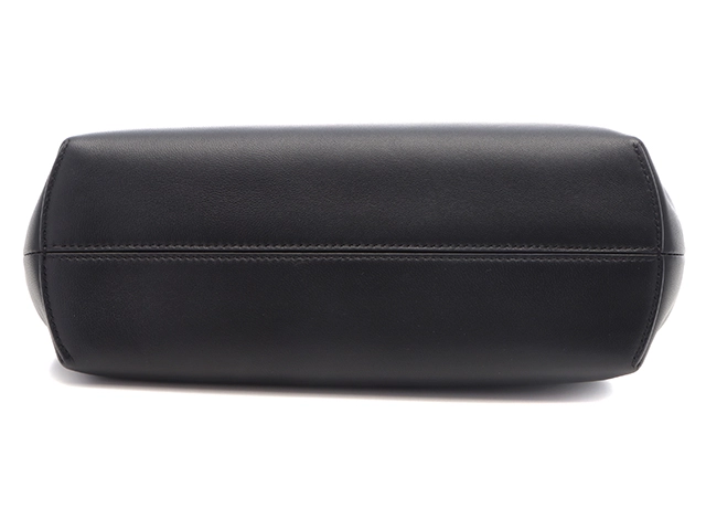 Fendi　フェンディ　ショルダーバッグ　ファースト　スモール　ブラック　ナッパレザー／パイソン　ゴールド金具　【431】L
