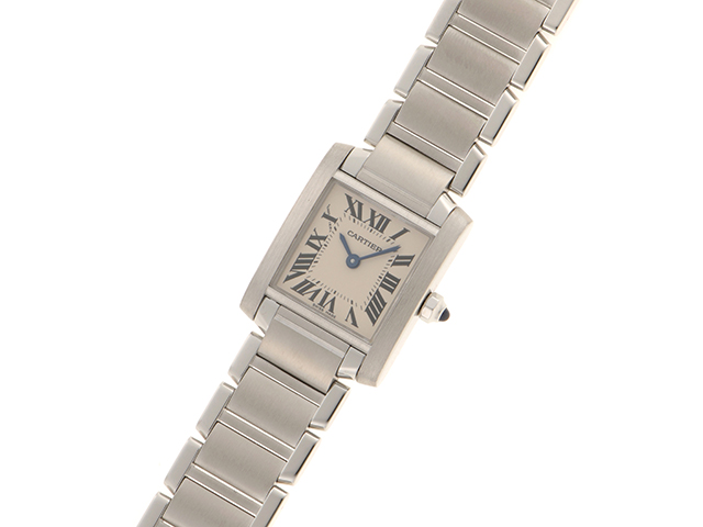 カルティエ タンクフランセーズSM W:20×H:25mm W51008Q3 レディース  