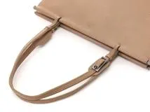 GUCCI グッチ トートバッグ レザー ベージュ 0021047【472】YK