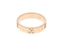 GUCCI 　グッチ 　リング　アイコンアモールフォーエバー 　 ＃9号　 K18ピンクゴールド 　重さ約3.5g 【472】HA