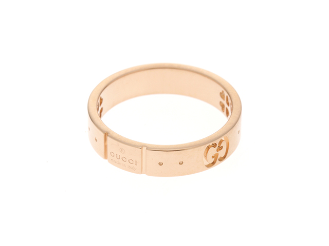 GUCCI グッチ リング アイコンアモールフォーエバー ＃9号 K18